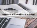 任丘小程序什么制作（小程序什么制作软件）